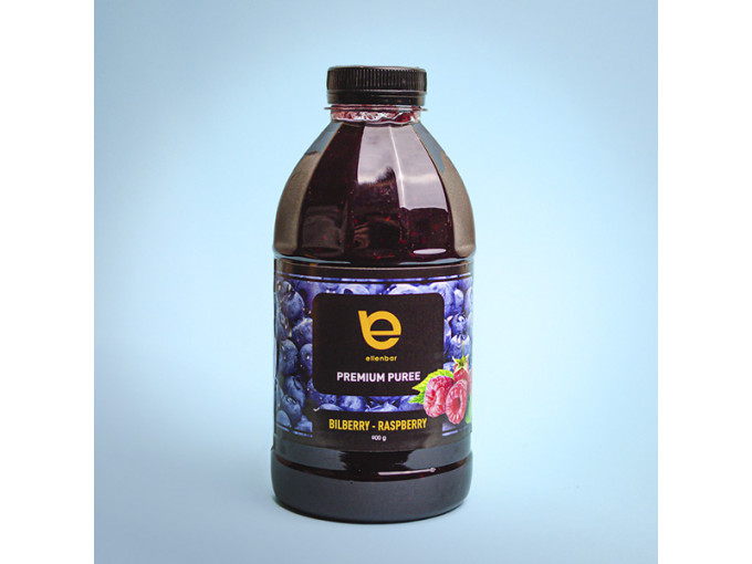 Пюре фруктове "Ellenbar" Чорниця-Малина 900г