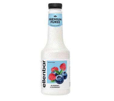 Пюре фруктове "Ellenbar" Чорниця-Малина 900г